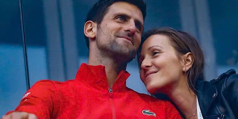 Novak Djokovic và vợ những giây phút đời thường